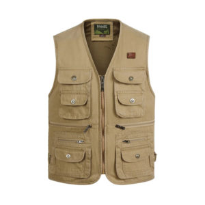 Waistcoat Sleeveless Zipper